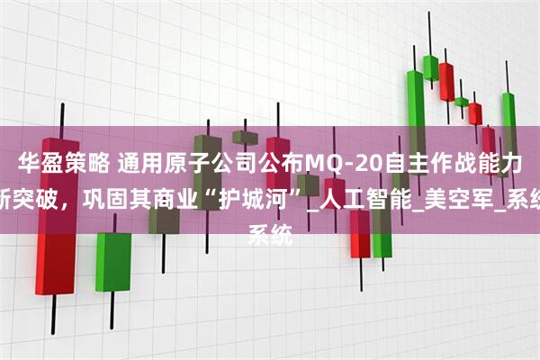 华盈策略 通用原子公司公布MQ-20自主作战能力新突破，巩固其商业“护城河”_人工智能_美空军_系统