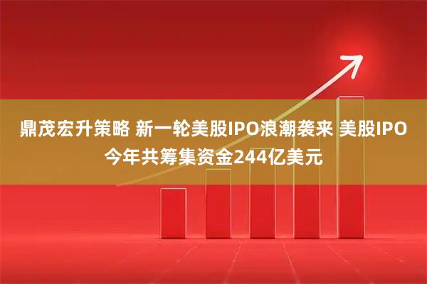 鼎茂宏升策略 新一轮美股IPO浪潮袭来 美股IPO今年共筹集资金244亿美元